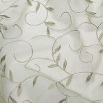 Sage Vine Organdy - 90" x 90" Square