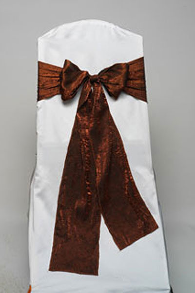 Copper Crushed Shimmer Tie