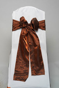 Copper Iridescent Satin Tie