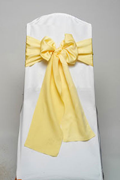 Pale Yellow Lamour Tie