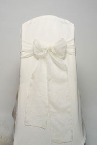 Ecru Organdy Tie