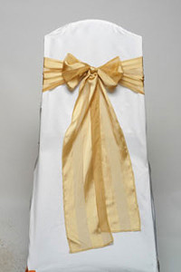 Gold Regal Stripe Tie