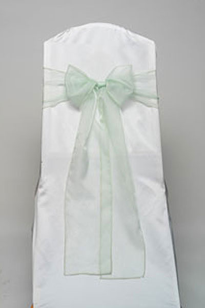 Mint Organdy Tie
