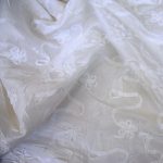 White Ribbon Taffeta - 90" x 90" Square
