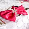 Fuchsia Crushed Shimmer Napkin