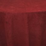 Merlot Suede - 132" Round