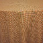 Tan Houndstooth - 132" Round