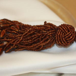 Copper Beaded Tassel