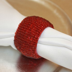 Red Beaded Barrel