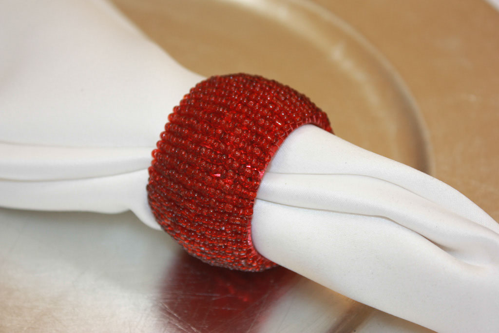 Red Beaded Barrel