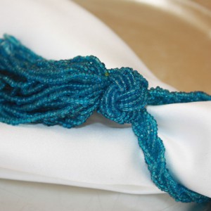 Turquoise Beaded Tassel