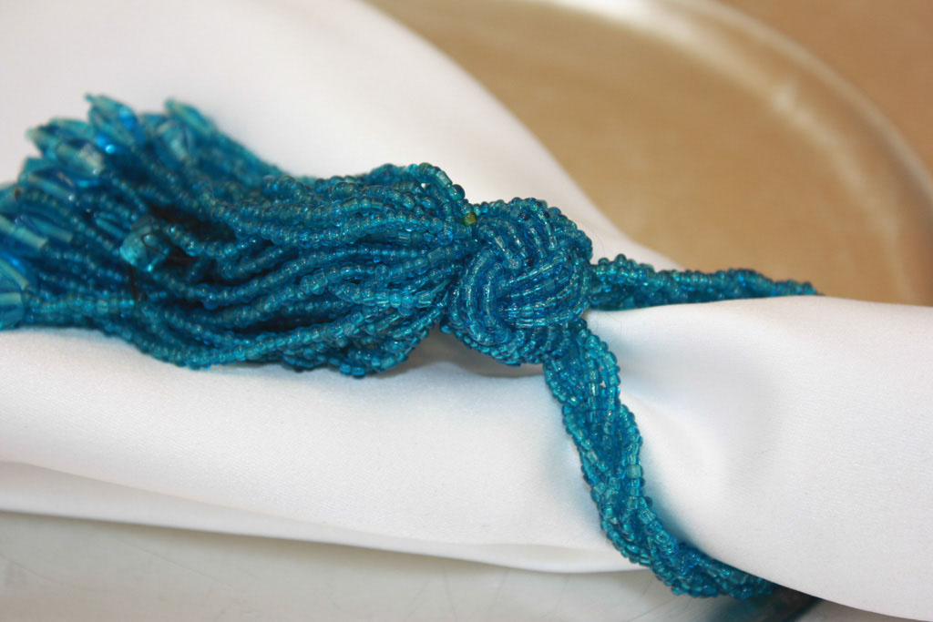 Turquoise Beaded Tassel