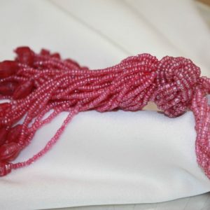 Fuchsia Beaded Tassel