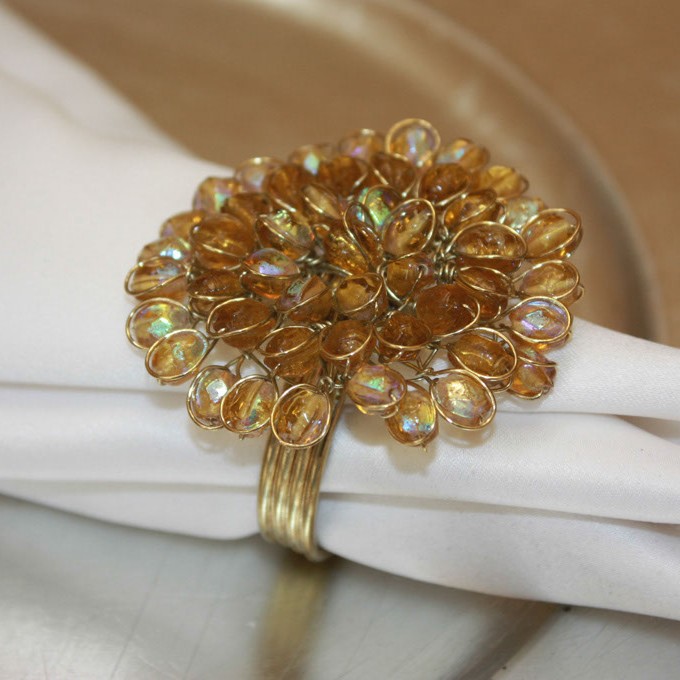 Golden Jeweled Blossom