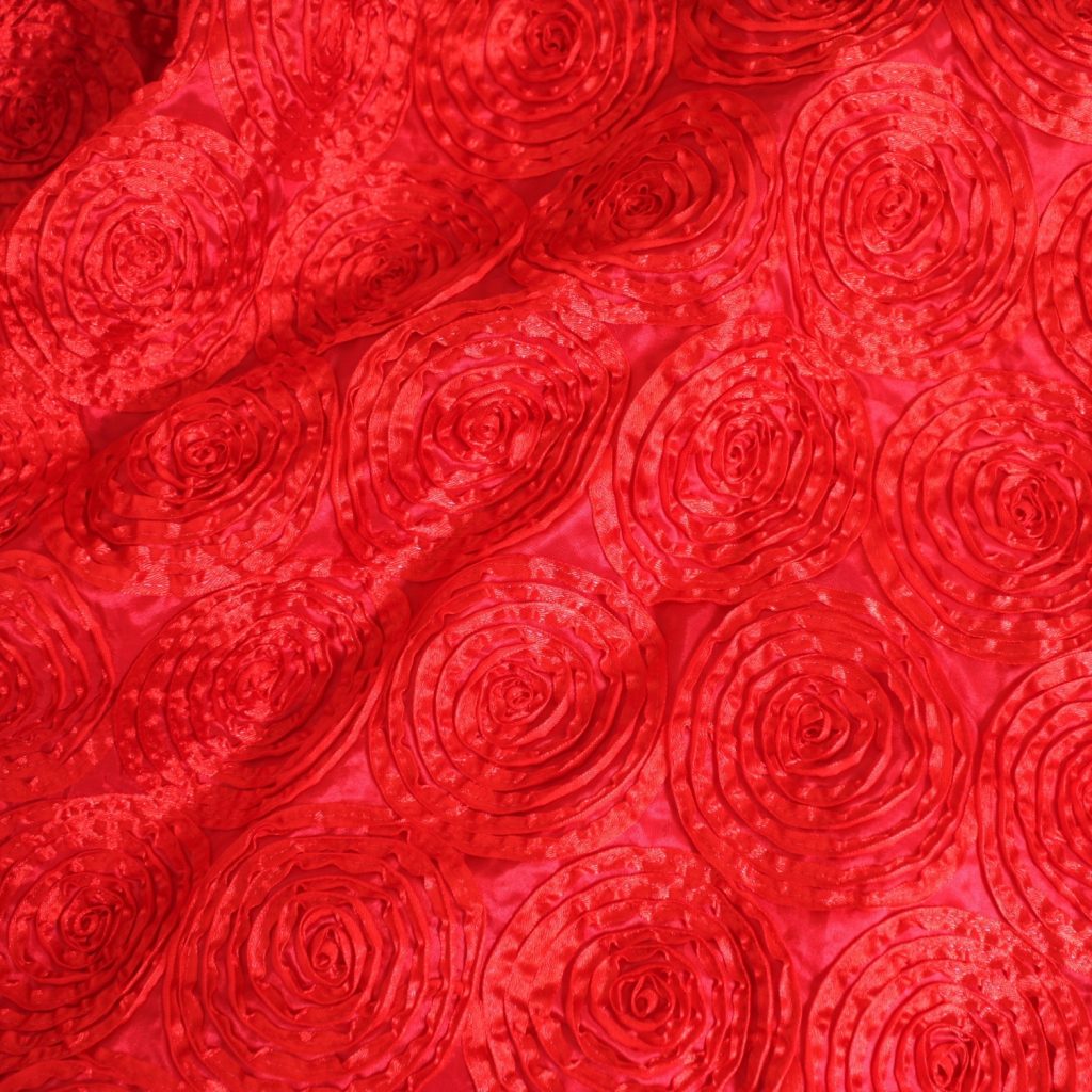 Red Elastic Taffeta Table Linen Rentals Tablecloth - Cloth Connection