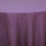 Aubergine Metallic Linen - 120" Round
