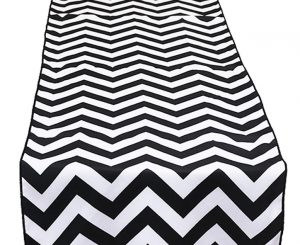 Black Chevron Table Runner