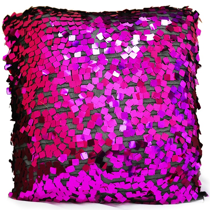 Fuchsia Disco Paylette Pillow