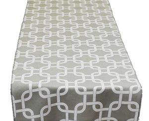 Grey Links Table Runner