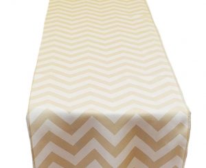 Khaki Chevron Runner