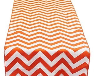 Mandarin Chevron Table Runner