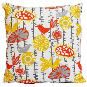 Mandarin Yellow Melange Pillow