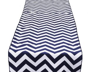 Navy Chevron Table Runner