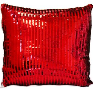Red Piano Sequin Pillow