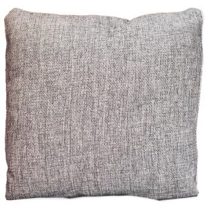Silver Poly Burlap Pillow