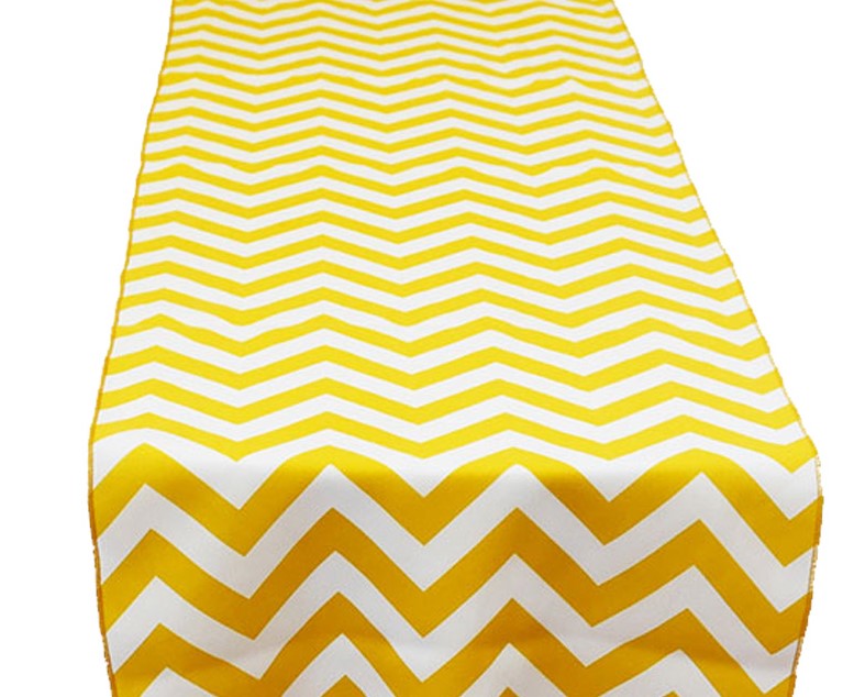 Sunbeam Chevron Table Runner