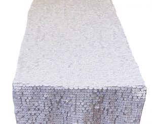 White Dazzle Table Runner