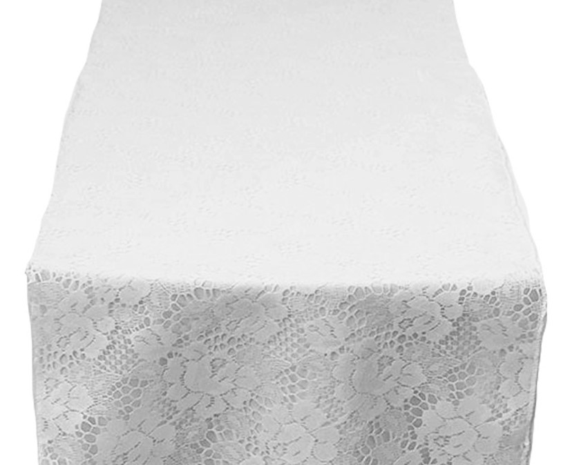 White Lace Table Runner