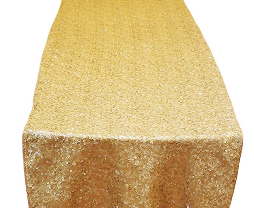 Gold Brilliance Table Runner