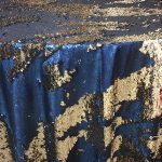 Navy Gold Chameleon Sequins - Sample Swatch