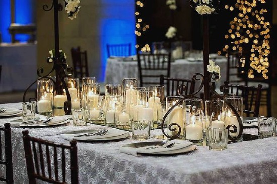 White Ribbon Swirl Taffeta