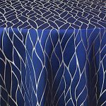 Navy Gold Embossed Metallic - Sample Swatch